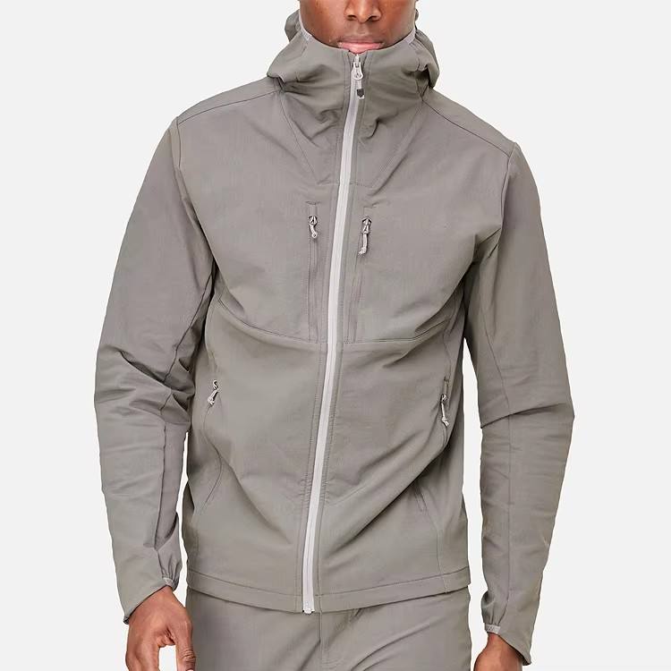 Jaqueta Esportiva Masculina Impermeável e Respirável com Capuz