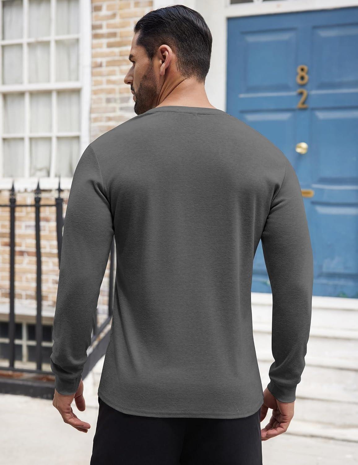 Camisola de homem casual, leve e respirável.