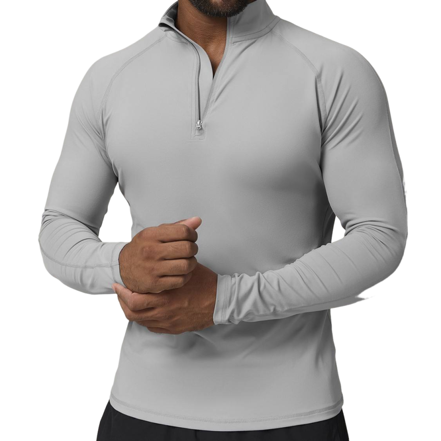 Camisola de manga comprida para homem de secagem rápida
